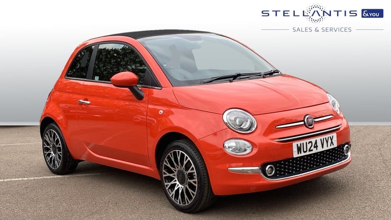 2024 Fiat 500C 1.0 MHEV Convertible 2dr Petrol Manual Euro 6 (s/s) (70 bhp) Convertible Petrol Ma...