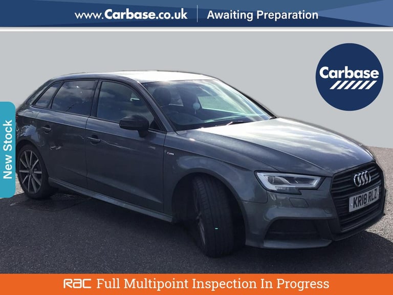image for 2018 Audi A3 1.5 TFSI CoD Black Edition Sportback 5dr Petrol Manual Euro 6 (s/s) (150 ps Hatchbac...