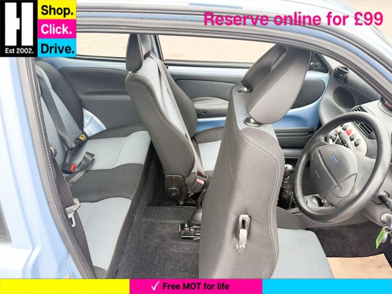 2003 Fiat Seicento 1.1 Sporting 3dr HATCHBACK Petrol Manual