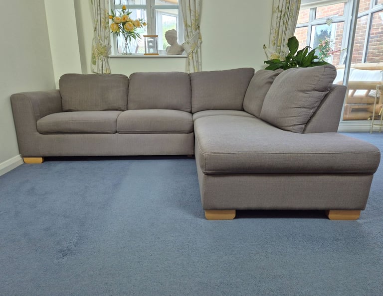 John Lewis Cooper Chaise End Corner Sofa in Grey RRP £1650 *FREE LOCAL DELIVERY*