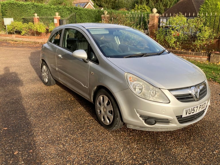 2007 VAUXHALL CORSA SXI 3 DOOR HATCHBACK,ULEZ. IDEAL 1ST CAR, YEARS MOT.