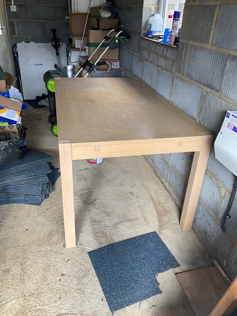 image for Dining room wooden table in light wood ( used) 