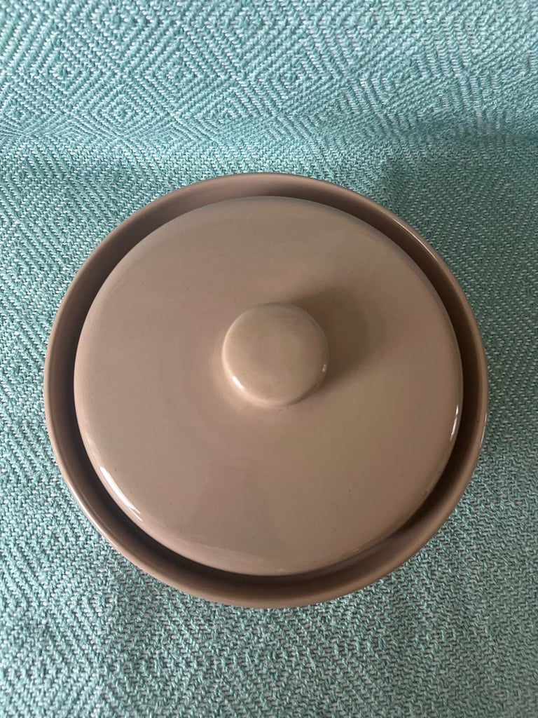 Beautiful Large Ceramic Round Casserole with lid
