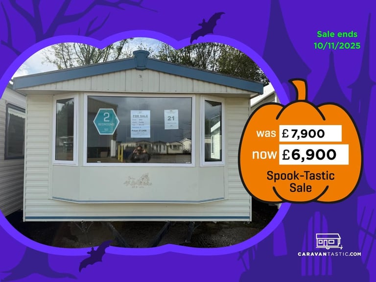 2 Bed Static Caravan 35x12 – Double Glazed – Off Site – Self Build or Land Use