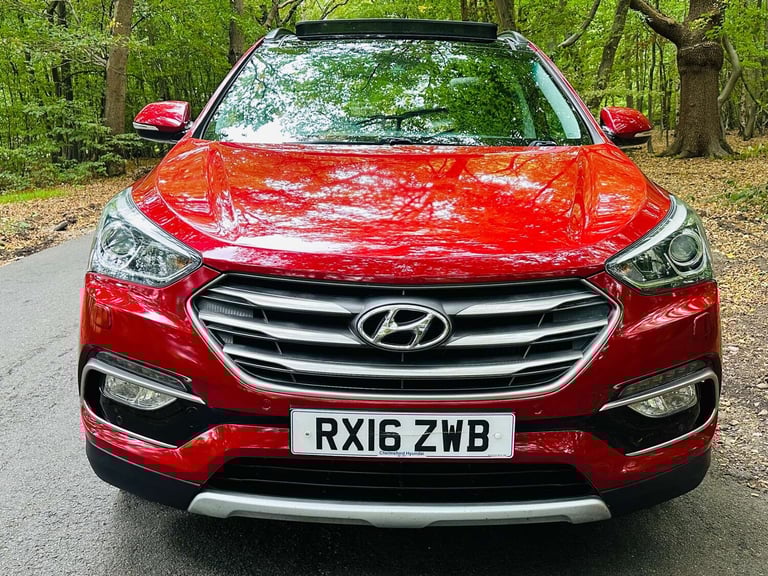 2016 Hyundai Santa Fe 2.2 Santa Fe Premium SE Blue Drive CRDi Auto 4WD 5dr SUV Diesel Automatic