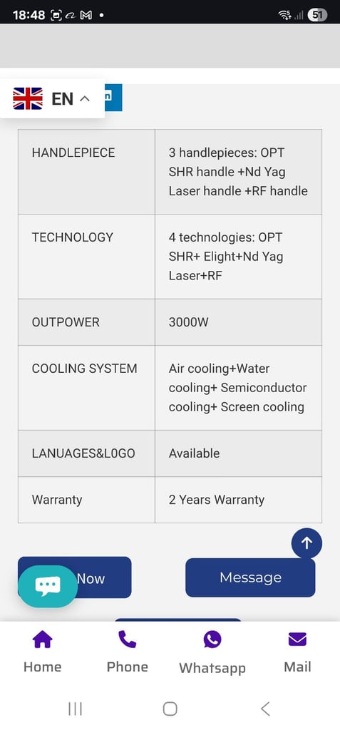 Professional CO2 Laser, Tattoo/Hair Removal, Fat-Freezing Machines for Sale