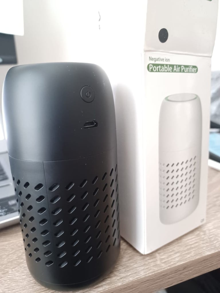 image for Chargeable Mini Portable Air Purifier Colour Black 