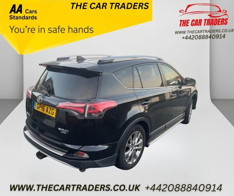 2016 Toyota RAV4 2.0 V-Matic Excel SUV 5dr Petrol CVT 4WD Euro 6 (s/s) (151 ps) SUV Petrol Automatic