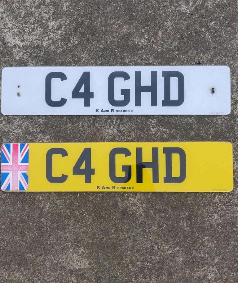 C4GHD Private Car Number Plates