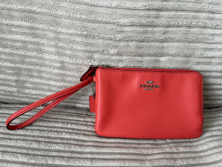 image for Coach Corner Zip Wristlet Purse
