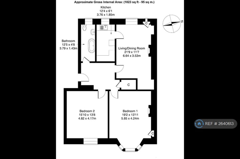 2 bedroom flat in Willowbrae, Edinburgh, EH8 (2 bed) (#2640613)