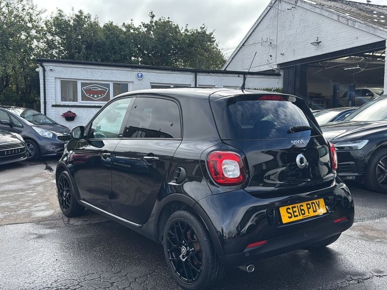 2016 smart forfour 1.0 Edition Black Hatchback 5dr Petrol Twinamic Euro 6 (s/s) (71 ps) Hatchback...