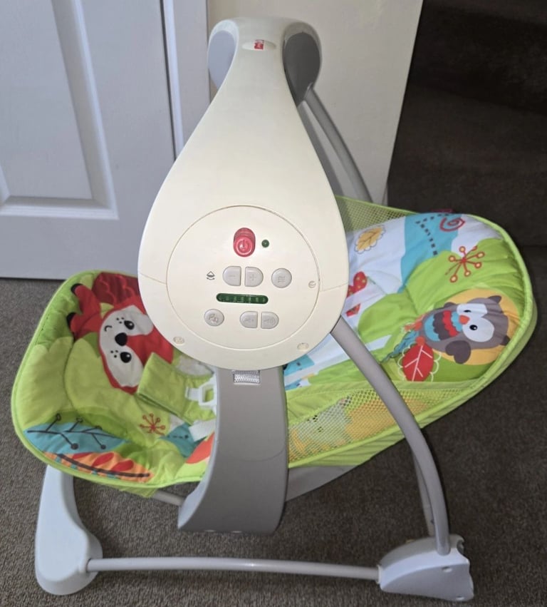 image for Fisher Price Unisex Rain Forest Baby Newborn To Toddler Musical Rocking Chair