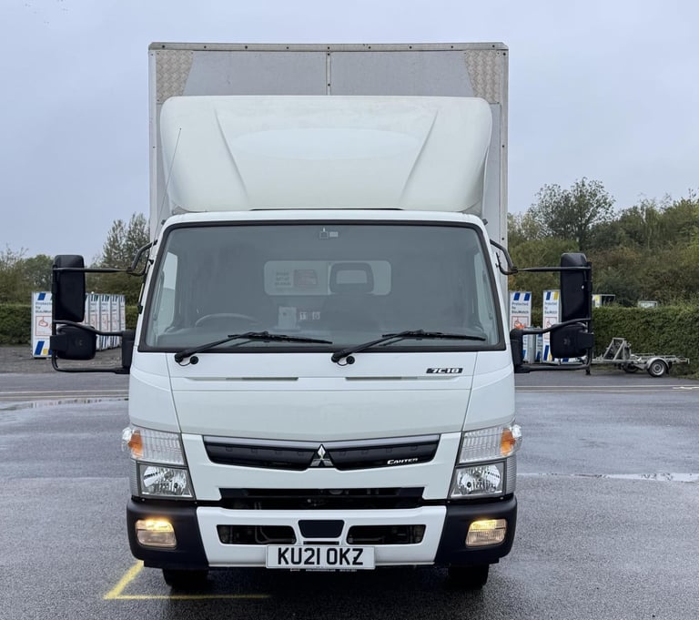 2021 21 Plate Euro 6, Mitsubishi Canter 7C18 20ft Curtainside Body Tail Lift 