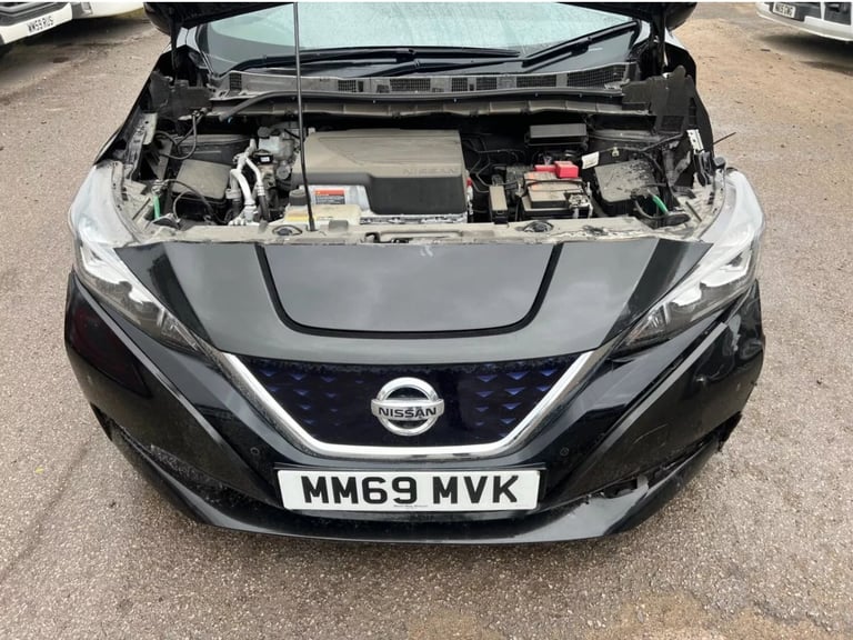 2020 NISSAN LEAF TEKNA ELECTRIC AUTO DAMAGED SALVAGE