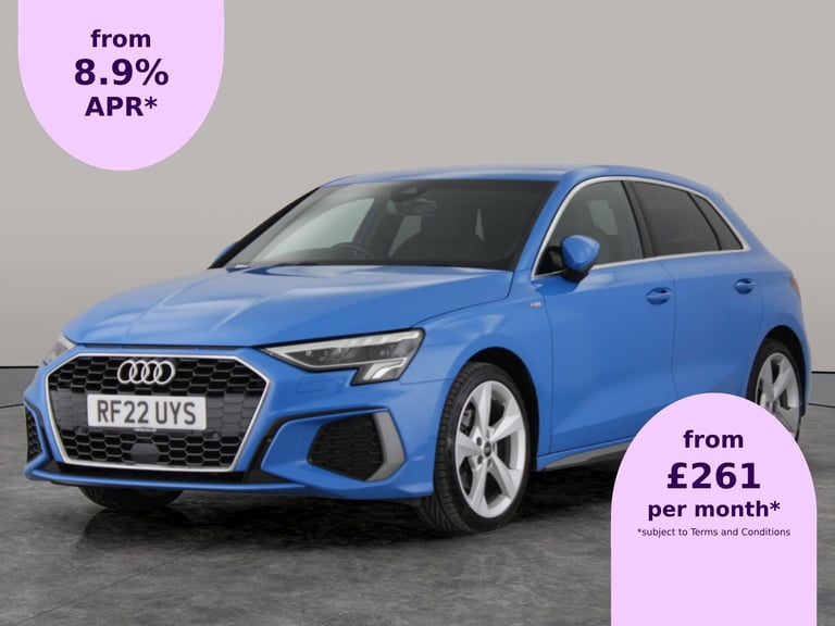 2022 Audi A3 1.5 TFSI 35 S line Sportback 5dr Petrol Manual Euro 6 (s/s) (150 ps) - CRUI Hatchbac...