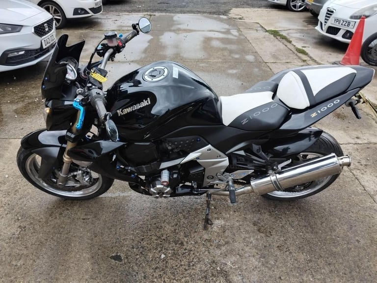 2008 08 KAWASAKI ZR 1000 B7F Z1000 Z NEW MOT CLEAN BLACK NAKED MUSCLE ZR1000