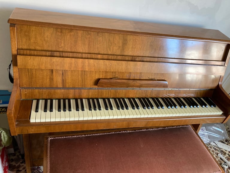 Piano & double stool for sale