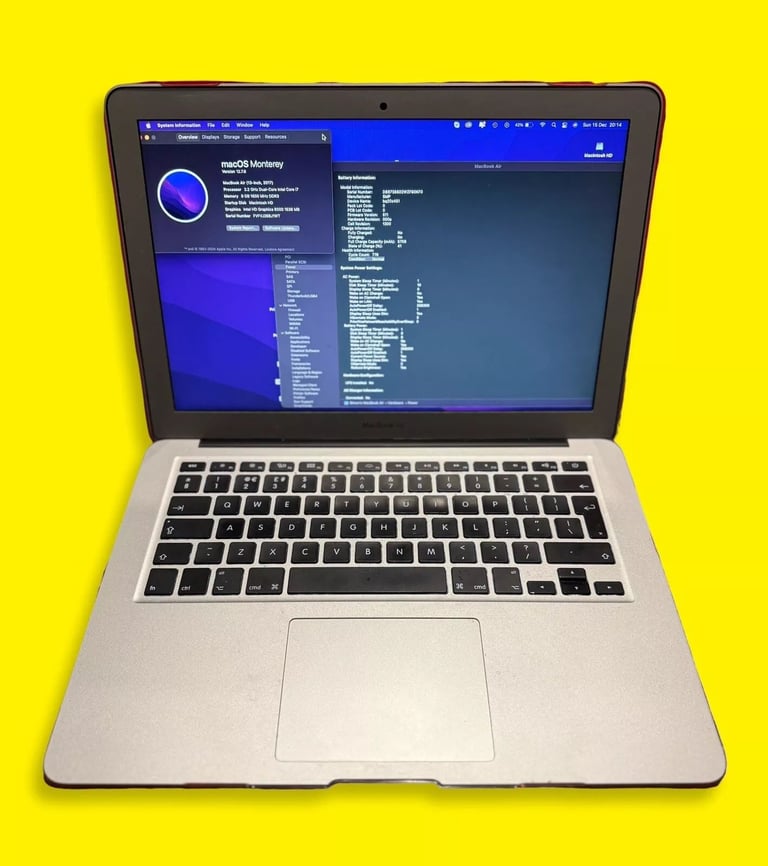 image for Apple MacBook Air 13 - i7 8gb RAM 128gb SSD - Music School Office **FREE DELIVERY**