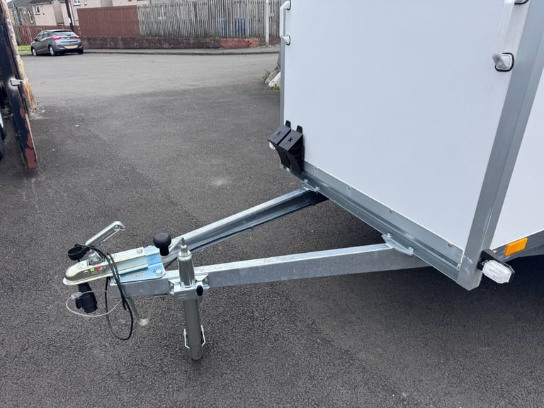 Brand New Niewiadow F7520D Single Axle Box Trailer With Ramp 750KG Un Braked
