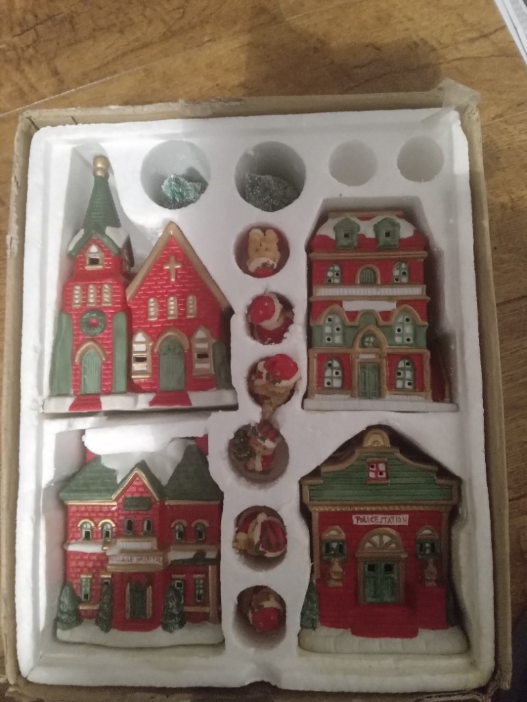 Christmas village ornaments
