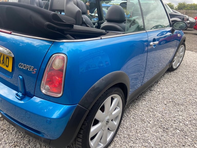 2008 MINI Convertible 1.6 Cooper S Euro 4 2dr CONVERTIBLE Petrol Manual