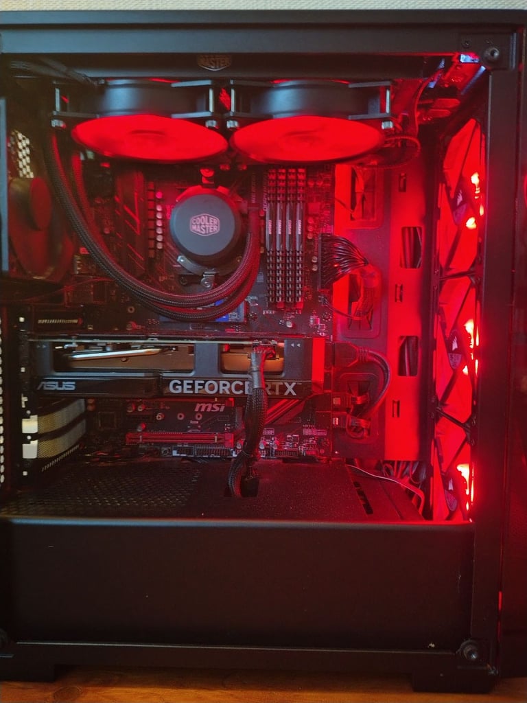 Gaming PC - Ryzen 5800X, 32GB DDR4, RTX 4060 Ti 16GB, 2.5TB