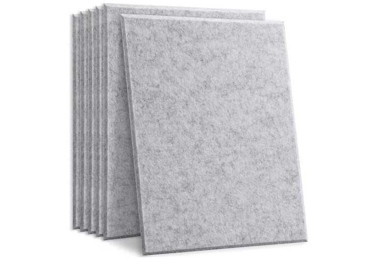 image for Adhesive Acoustic Panels Rectangular( brand new)10 pack