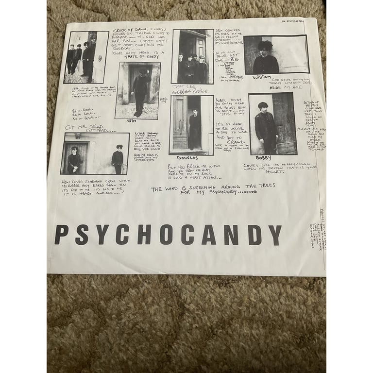 THE JESUS & MARY CHAIN - PSYCHOCANDY LP ROCK 