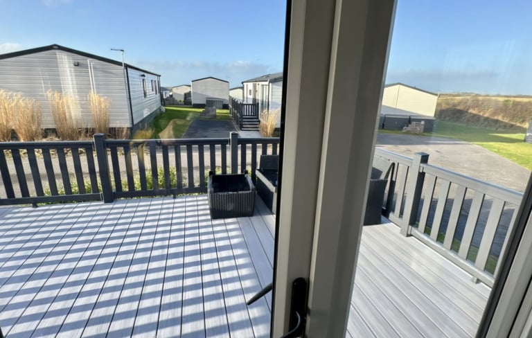 Static lodge/caravan, Goonhavern Cornwall 