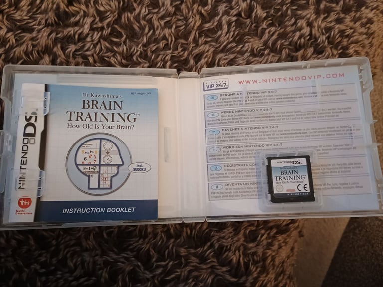 Nintendo DS Brain Training game 