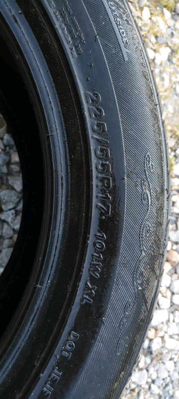 unused 255/55/17 101w XL tyre r17 autogrip ag66