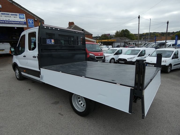 2017 17 FORD TRANSIT DOUBLE CAB TIPPER 81K 7 SEATER LOOK