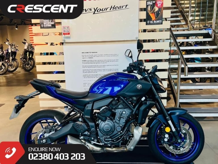 2025 YAMAHA MT07 Y-AMT - 673 MILES 
