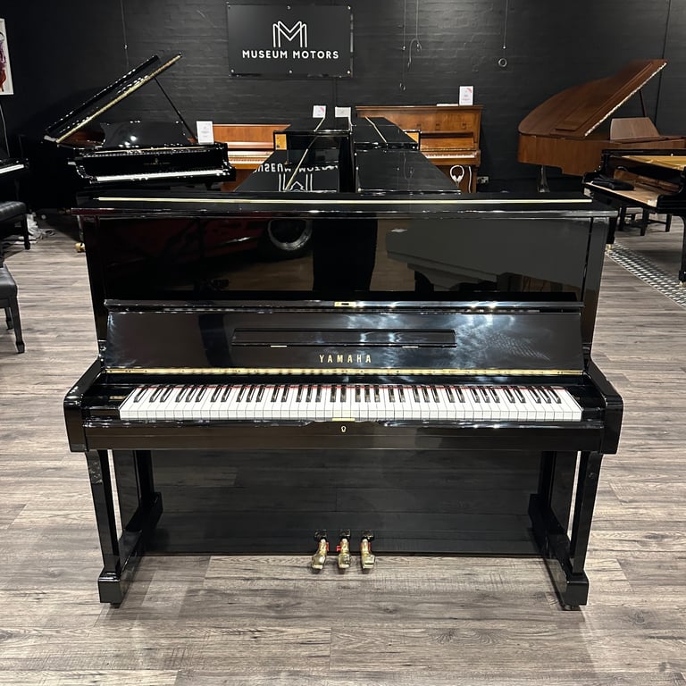 REDUCTION: Yamaha U1 Upright Piano Black | Delivery, Warranty, Stool, Tuning