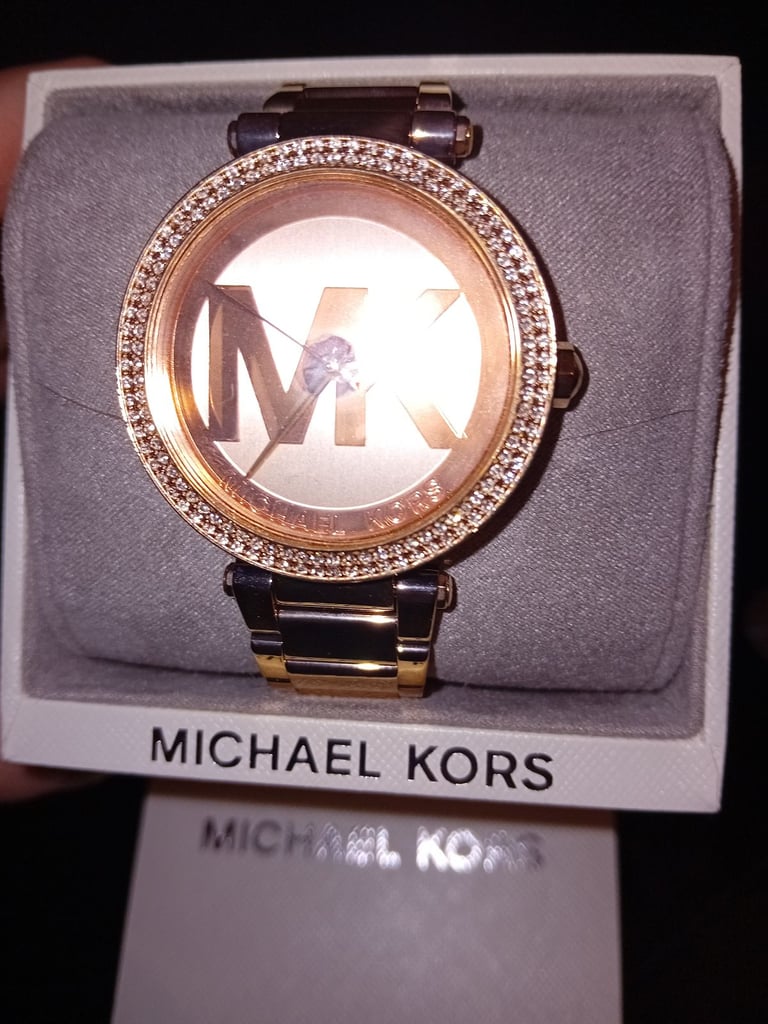 Rose gold michael kors watch