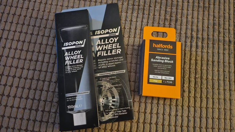 image for Alloy wheel filler and sanding block