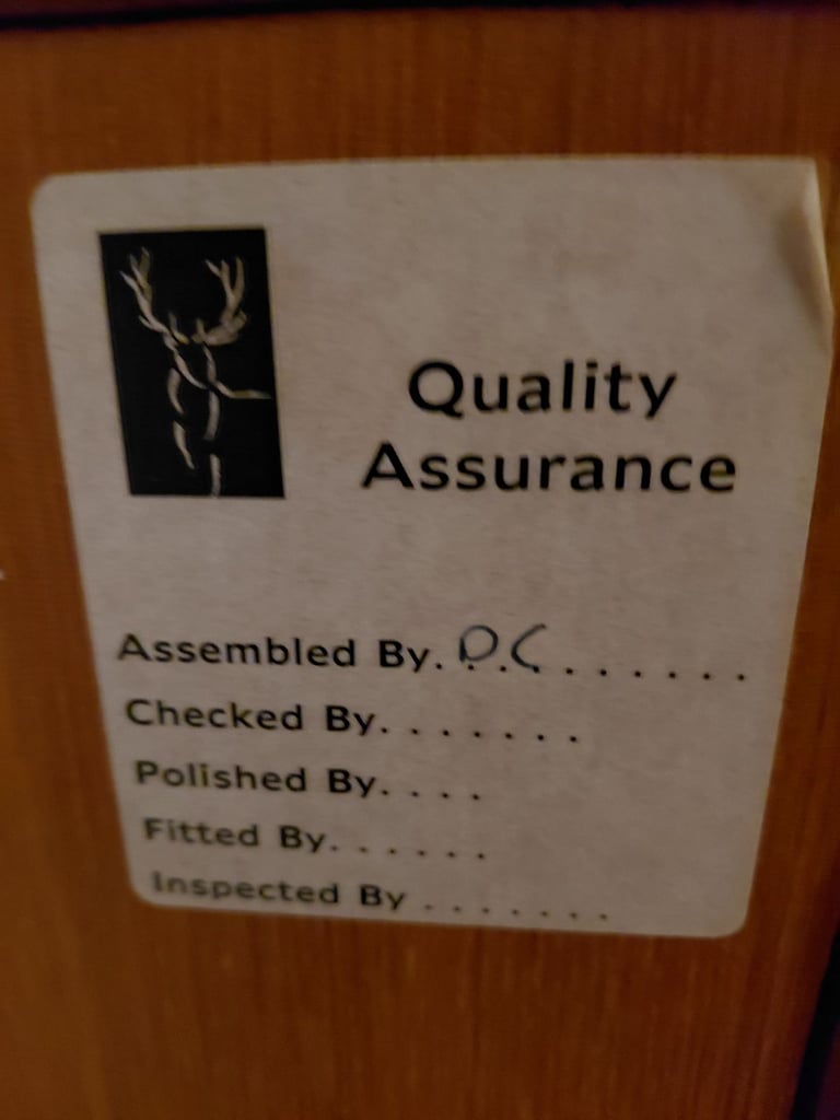 STAG vintage rare minstrel bedside chest.