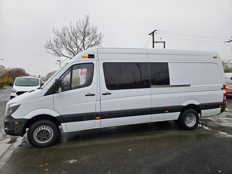2016 ON 66 PLATE MERCEDES BENZ SPRINTER 516CDI LWB CREW VAN 41K ULEZ FREE ZONE