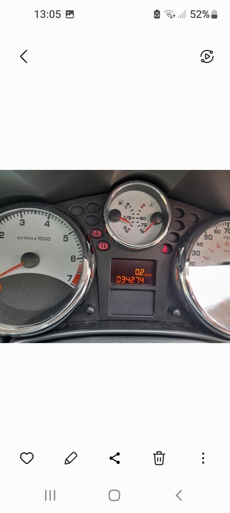 Cheap Peugeot 207 1.6 Convertible 34,274 Miles!! for sale in Finchampstead, Berkshire