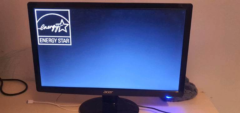 Acer 19 wide-screen pc monitor vga lightweight 