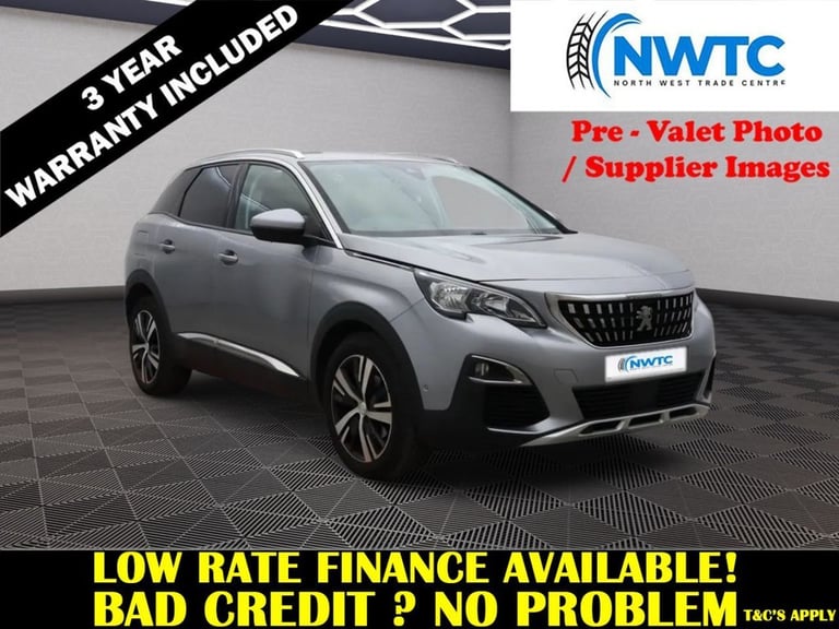 image for 2019 Peugeot 3008 1.2 PureTech Allure SUV 5dr Petrol Manual Euro 6 (s/s) (130 ps) 1 OWNER FRO HAT...