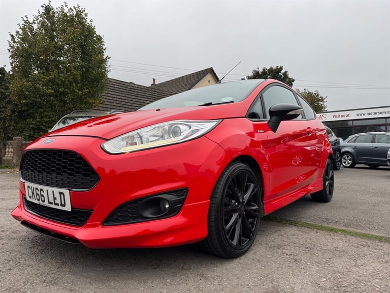 2016 Ford Fiesta 1.0 EcoBoost 140 ST-Line Red 3dr HATCHBACK PETROL Manual