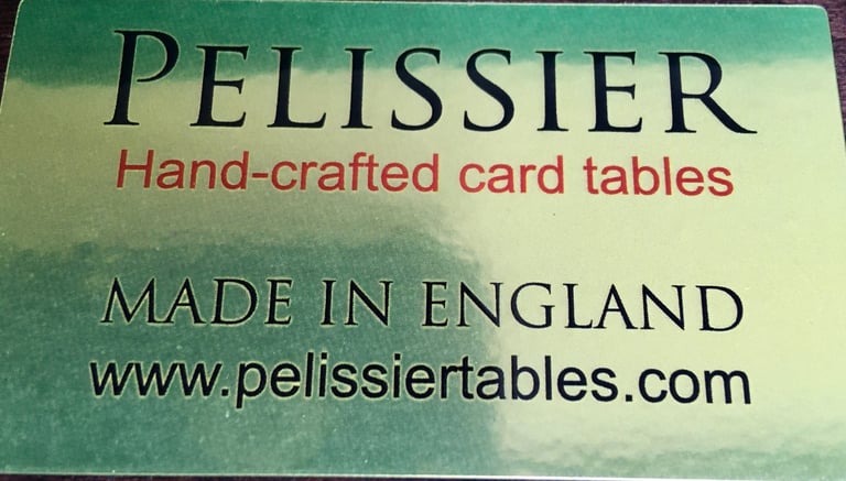 Pelissier card table