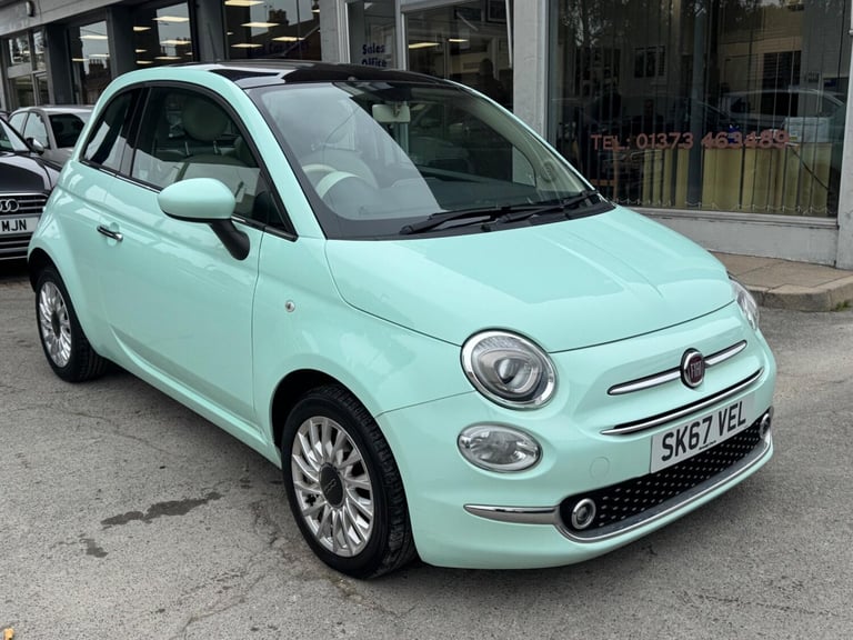 2018 Fiat 500 1.2 Lounge Euro 6 (s/s) 3dr HATCHBACK Petrol Manual