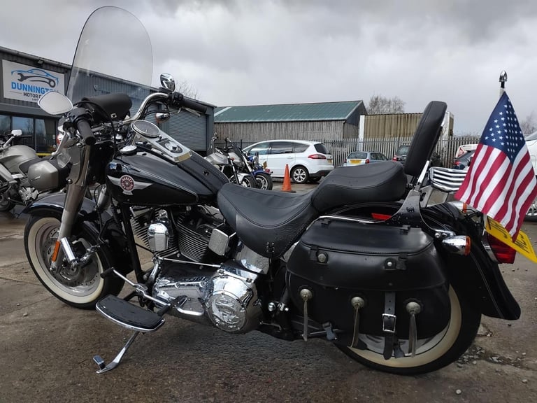 2005 55 HARLEY-DAVIDSON FLSTFI FATBOY FUEL INJECTED CUSTOM CRUISER LOW MILES