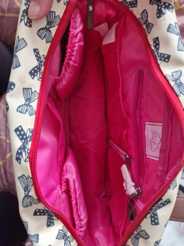 pink linings changing bag