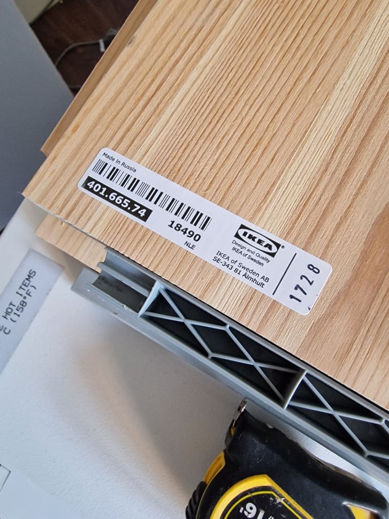IVAR Shelving unit by IKEA, pine, 49cm x 50 cm x 2.27m tall, with 3 Sortera storage boxs