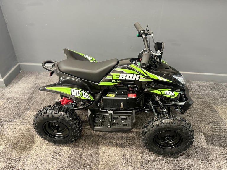 BRAND NEW STOMP EBOX ACDC KIDS ELECTRIC ATV QUAD BIKE ELECTRIC MOTORCROSS ATV