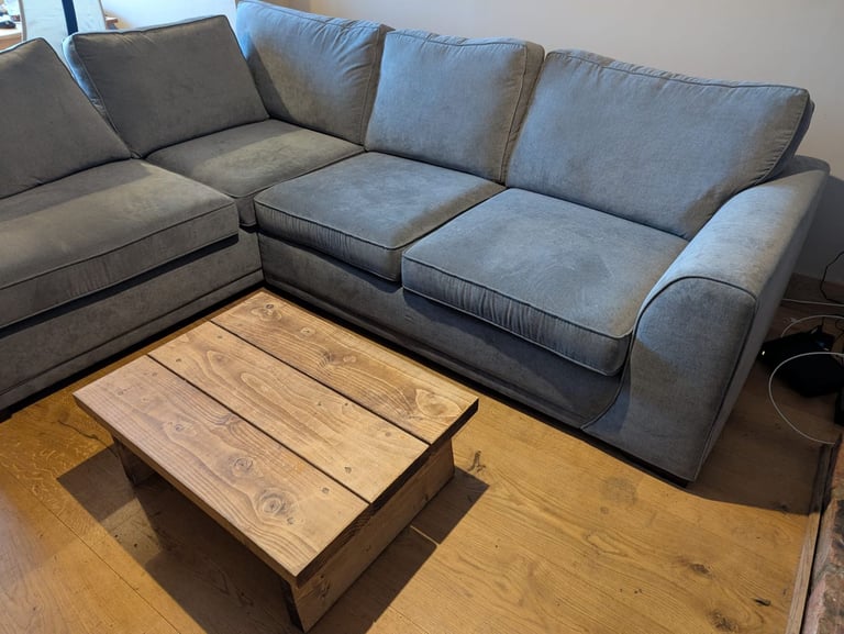 image for Orka Deluxe Right-Hand Corner Sofa Bed – Graphite Grey (Excellent Condition)